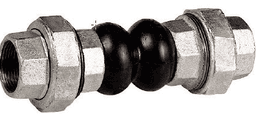 imagine Compensator elastic cu racorduri olandeze filetate DN25